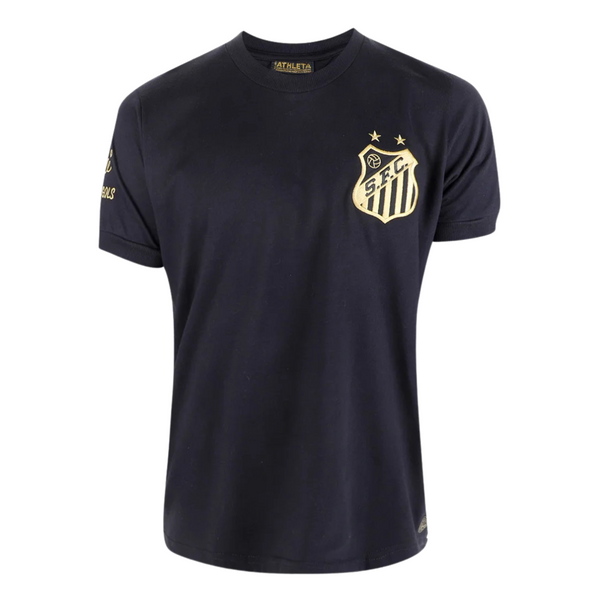 Camisa Pelé Athleta Comemorativa 1000 Gols Preta