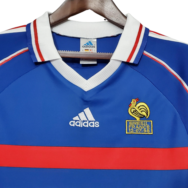 Camisa Retrô Seleção França 1998/98 Home