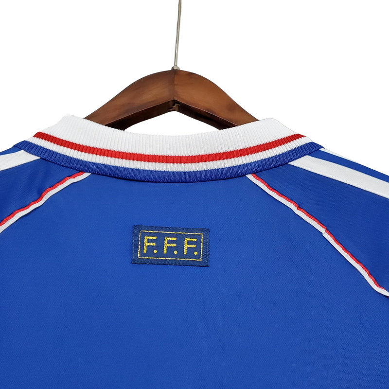 Camisa Retrô Seleção França 1998/98 Home