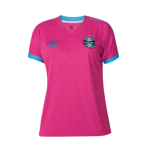 Camisa Feminina Grêmio Outubro Rosa Umbro 23/24